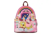 Loungefly Spongebob Squarepants Goofy Goobers 10 inch Faux Leather Mini Backpack