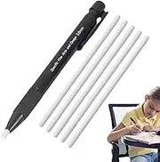 Click Eraser,Correcting Erasing Tool - Retractable 3.8mm Tip Mechanical Eraser Pen with 5 Refills for School Drafting Work Writing Sketching