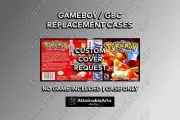 Retro Custom Case for Gameboy Color Advance GBA Game Cases | (Pokemon + more)