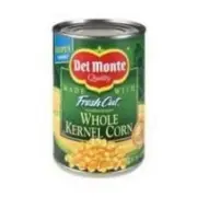 Del Monte Canned Golden Sweet Whole Kernel Corn No Salt Added Pack of 12