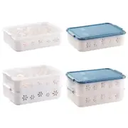 / Double Layer Egg Storage Container Bin Plastic Storage Container