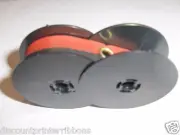 Kmart Deville CT Typewriter Ribbon Original Small Spools Red - Black Ink Ribbon