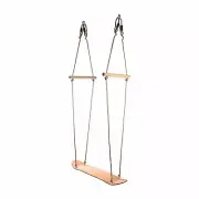 Skate Board Wooden Surf Swing With Adjustable Ropes