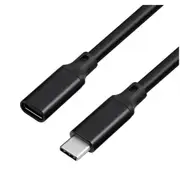10Gbps Gen2 Type-C USB 3.1 Male to USB-C Female Extension Data 100W Charging Cable Extender Cord Reversible Design 1m