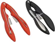 Crab Leg Crackers and Tools Multifunctional Lobster Crackers and Picks Set Portable Shellfish Crab Claw Cracker Steel Stainless Seafood Crackers Forks 2pack