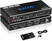 HDMI Splitter 4K 60Hz ARC/eARC for Soundbar HDMI Switch Bi-direction 1 In 2 Out or 2 Input to 2 Output SPDIF 5.1CH Breakout D-olby Vision Atmos HDR CEC HDCP2.2 Scaler 4K 1080 for Xbox,PS5,SONOS ARC