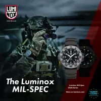 在飛比找momo購物網優惠-【LUMINOX 雷明時】MIL-SPEC 美國軍規腕錶 雙