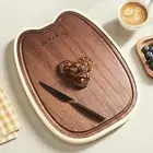 Kitchen Chopping Board Cat Shaped Serving Board for Bread Vegetables Steak