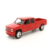 Greenlight Licensed 1:18 Scale Chevrolet 3500 Crew Cab Silverado Artisan 1997 Diecast Model Car Red