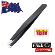 Stainless Steel EyeBrow Tweezers Plucker/Puller Slanted Tip Tweezer Brand New