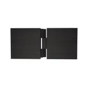 Brixwell C-GTGA-BP Adjustable Square Glass To Glass Mount Clip Brushed Pewter