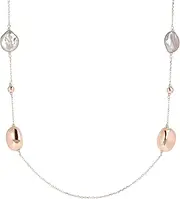 [Bronzallure] Sautoir Y Necklace Altissima Grey Pearl
