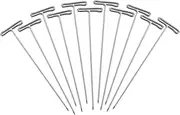 Veemoon 70pcs Wig T Pins with Plastic Storage Box for Blocking Modelling and Crafting Projects for Tailors and Seamstresses