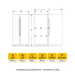 美國Whirlpool 740公升對開門冰箱 WRS315SNHW