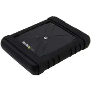StarTech.com Drive Enclosure SATA - USB 3.0 Micro-B Host Interface - UASP Support External - Black - Hot Swappable Bays - 1 x HD