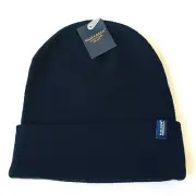 BASS CREEK Dark Blue Beanie Hat Unisex One Size C-52-405