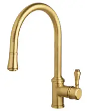 Abey Provincial Bronze Single Lever Pull Out Kitchen Mixer Tap 400674BR