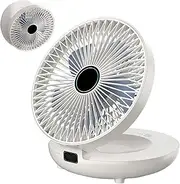 Bedroom Table Fans | Dual Purpose Ultra Silent Mini Air Circulation Fan | Home Folding Oscillating Fan for Office, Desktop, Home, Bedroom Fanelod