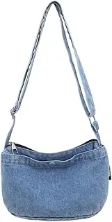 [Generic] Women Small Crossbody Bag with Zipper Shoulder Purse Adjustable Straps Messenger Bag Casual Shoulder Handbags Vintage Tote Bag Cowboy Bags