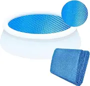 LAMPTTI 6ft Round Solar Pool, Solar Blanket for Above Ground Pool, Heat Retaining Pool Solar Blanket, Floating Thermal Blanket for Spa, Hot Tub, Pool, Blue