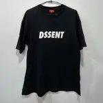 【HAPPY SHOP】DSSENT LOGO TEE黑白 L號