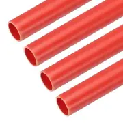 PVC Conduit Pipe Red Straight Tube 16mm Conduit Pack of 4