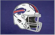 FANMATS 5684 Buffalo Bills Starter Accent Rug - 19in. x 30in. | Sports Fan Home Decor Rug and Tailgating Mat - Bills Helmet Logo
