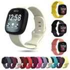 For Fitbit Versa 4 3 Sense 2 Silicone Rubber Sport Band Watch Strap Replacement