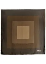 Saint Laurent Logo-jacquard Modal-blend Scarf - Brown ONE SIZE