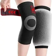 [Generic] Thicken Knee Supports Knee Pads,Cycling Leg Warmers Knee Support Pads | Comfortable Cold Weather Knee Support Cushion for Ski, Cycling, Dance, Runing