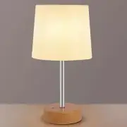 Compact Cordless LED Desk Lamp,5000mAh Rechargeable Light,Portable Touch Wood