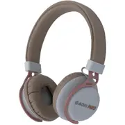 Moki Pro Kumo Wireless On-Ear Headphones - Rose Gold with Microphone - Bluetooth Controls - Adjustable Headband [ACC-MPHKURG]