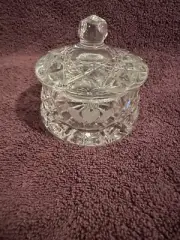 Galway Irish Crystal Claddagh Trinket Box & Lid Ireland #H30329 New In Box