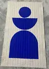 West Elm Vacilando Studios Wall Quilt - YKB 29 X 17.5 NWOT 035