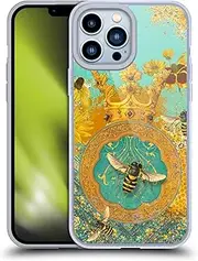 Head Case Designs Officially Licensed Duirwaigh Bee Insects Gel Case [Military Grade Protection] Compatible with Apple iPhone 13 Pro Max