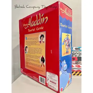 全新 90s Mattel Disney Aladdin genie 度假造型 迪士尼 神燈精靈 阿拉丁 玩偶 絕版玩具