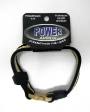 Faithworks Power Armor RC507 Titanium Filled Sports Bracelet Philippians 4:13