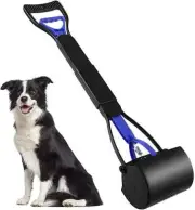 Pet Dog Waste Easy Pickup Pooper Scooper Walking Poo Poop Scoop with LED Collar