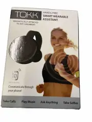 TOKK Black Smart Wearable Hands Free Assistant Speaker NEW Sealed