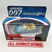 Corgi James Bond 007 BMW Z3 Blue Golden Eye Diecast Blue Convertible NEW