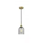 Innovations Edison Caledonia 1 Light Mini Pendant, BB/Char - 616-1P-BB-G257