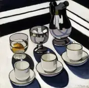 Implement Blue Margaret Preston 1927 Modernist Still Life Art Print to Frame