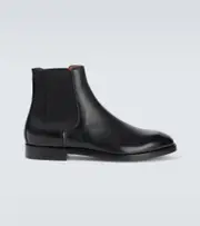 [Zegna] Zegna Leather Chelsea boots AU 10 black