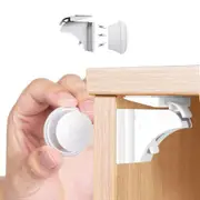 30PCS Magnetic No Drilling Cabinet Drawer Cupboard Baby Kids Safety Locks