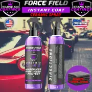 FORCE FIELD CERAMIC CAR COATING SPRAY PRO PAINT SEALANT POLISH NEVER WAX AGAIN