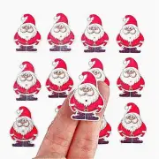 Printed Santa Buttons - Shelly's Buttons - Christmas - 2 Hole Craft Scrap Sewing