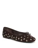 Sam Edelman Women's Alie Stud Leather Ballet Flats