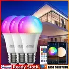 LED WiFi Smart Light E27 Bulb Head RGBCW Color Voice Lamp Home Party Decor