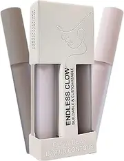 Contour Pencil - Makeup Highlighter Stick | Grooming Stick Set | 2X Face Contouring Blendable Shadow Pencil, Cosmetics Liquid Brightener Stick For Cheekbones, Eyeshadow, Nose, Mouth
