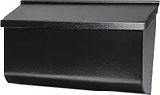 Architectural Mailboxes Woodlands Medium Capacity, Galvanized Steel, Wall Mount Mailbox, Black